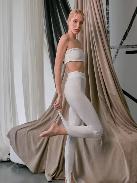 Легінси TrikoBakh молочний бавовна/поліестер