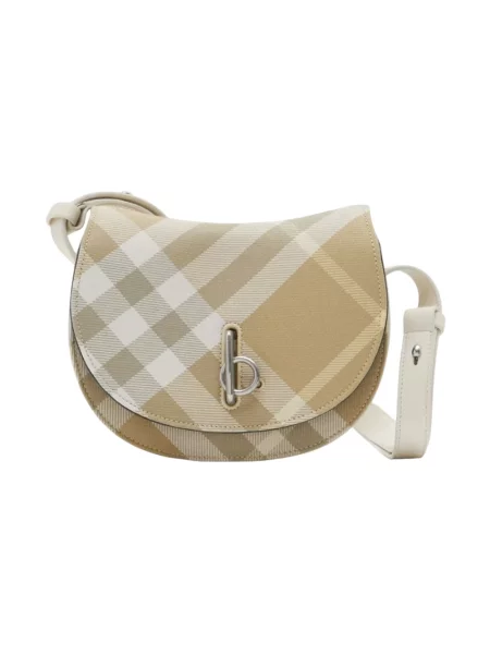 Torebka Burberry w kratę beżowa