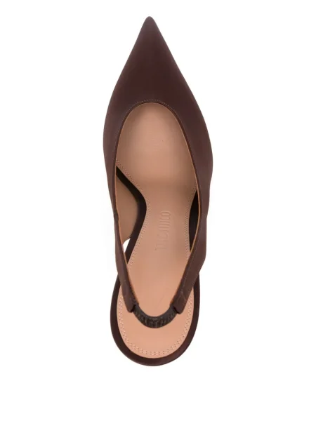 Pantofi cu toc The Attico maro