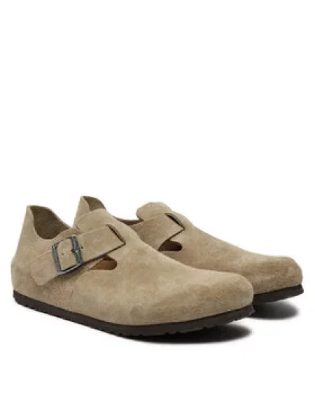 Sandály Birkenstock s přezkou béžové