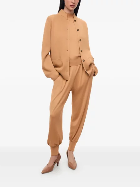 Šilkinės siaurėjantys kelnės 12 Storeez oranžinė