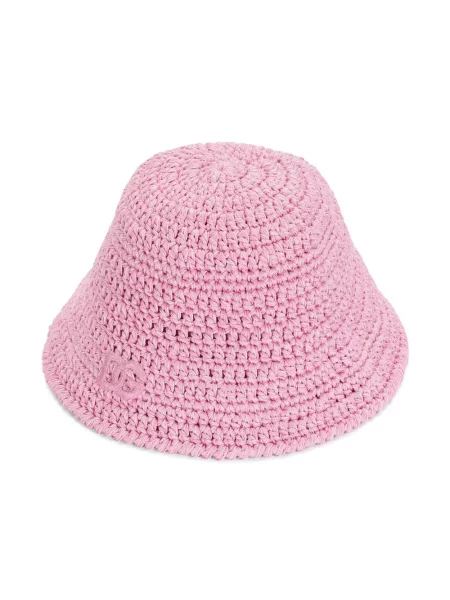 Czapka dziecięca Dolce And Gabbana różowa