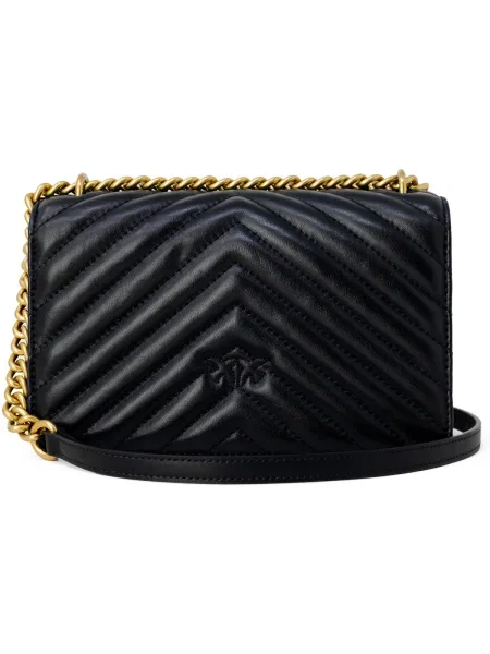 Geanta crossbody Pinko din piele negru