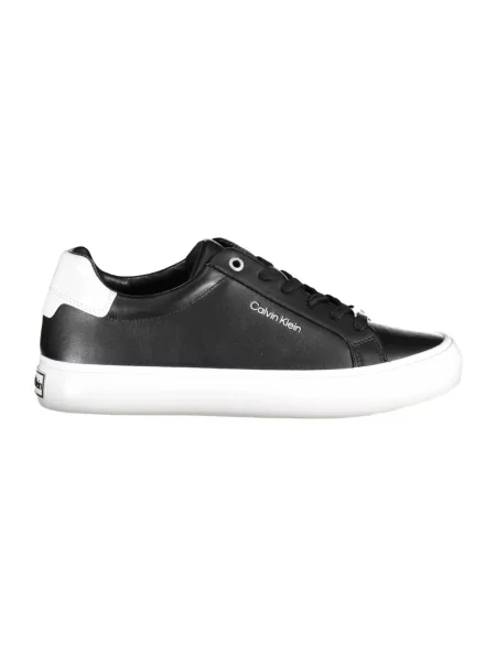 Trampki Calvin Klein skórzane czarne