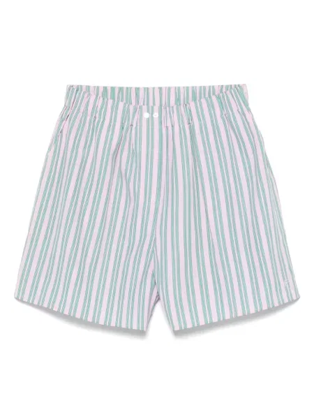 Pantaloni scurți Forte_forte cu dungi roz