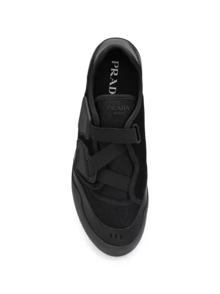 Sneakerși Prada din piele negru