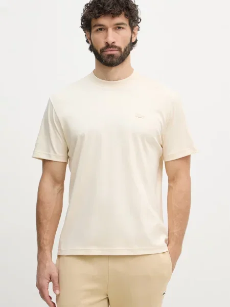 Lacoste basic tričko béžové