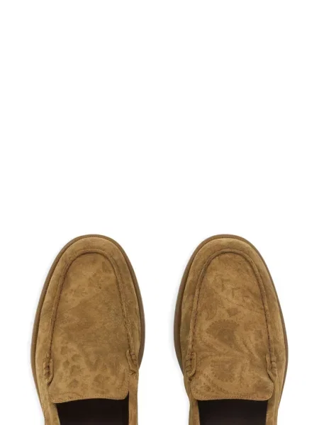 Slip-on лоуфъри Etro с принт кафяво