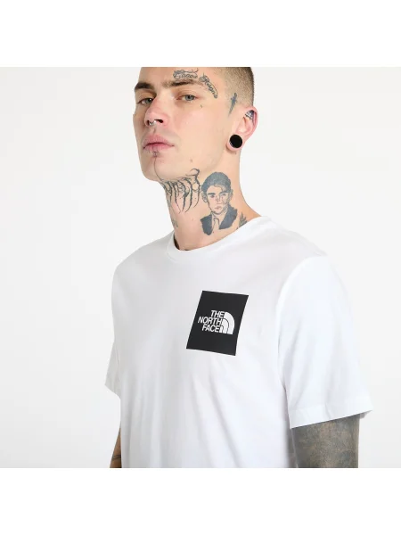 Тениска The North Face Fine Tee с принт бяло