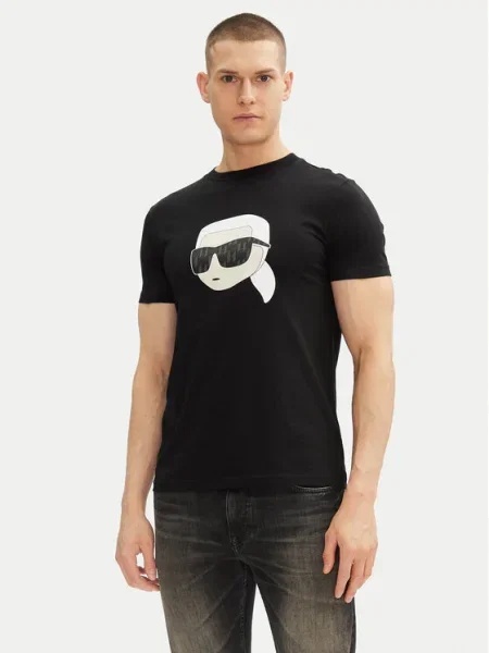 KARL LAGERFELD Tricou negru