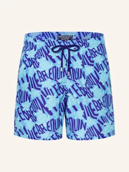 Vilebrequin Koupací Šortky Moorea modrá/ tyrkysová modrý