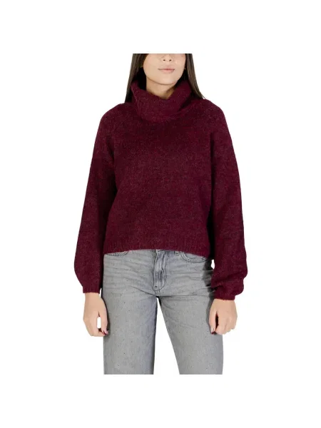 ONLY Bluză cu gât Gila violet