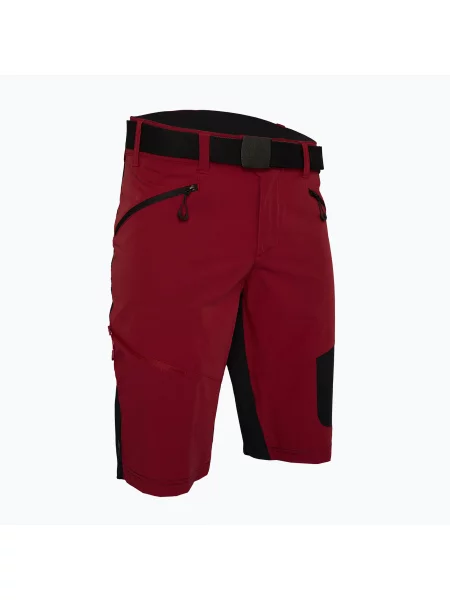 Мъжки шорти за колоездене SILVINI Rango Pro merlot/black черно