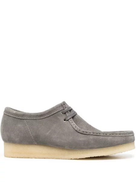 Pantofi loafer Clarks Originals din piele de căprioară gri