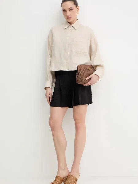 Сорочка з льону Weekend Max Mara CAPO