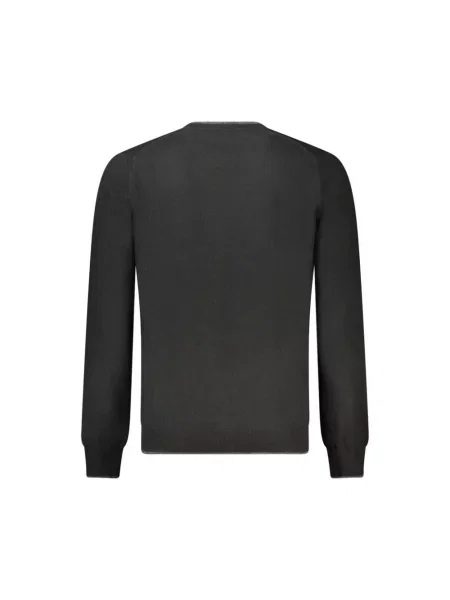 Sweter North Sails z długim rękawem wełniany czarny