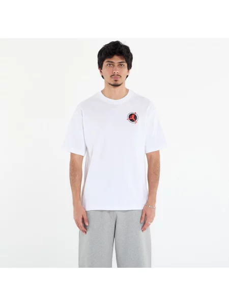 Tricou Jordan Flight Club T-Shirt White M alb
