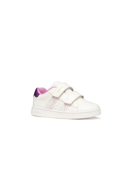 Sneakersy Geox J Eclyper Girl D bílá