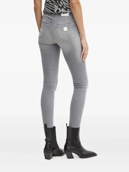 Skinny jeansy skinny Armani Exchange szare