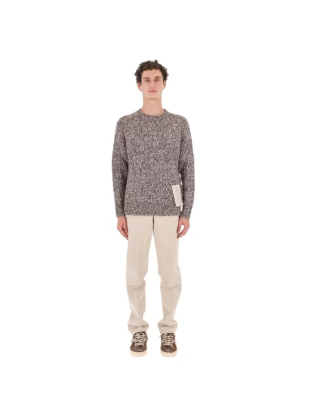Sweter Ballantyne wełniany brązowy