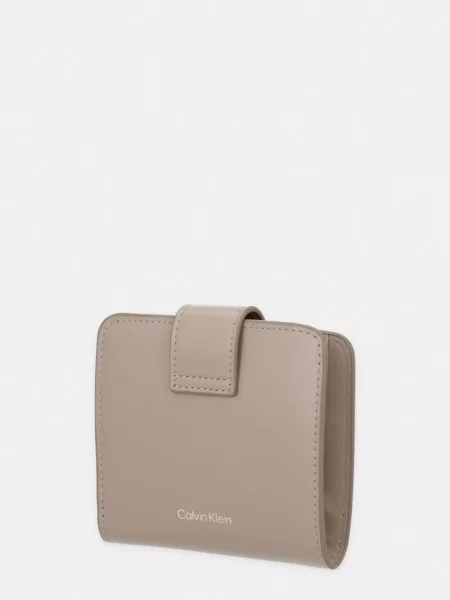 Calvin Klein denarnica usnjena bež
