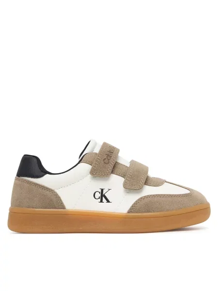 Laisvalaikio batai Calvin Klein Low Cut Velcro Sneaker S smėlio