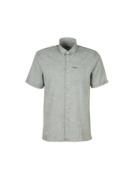 Barbour Shirt Dept Summer koszula lniana zielona