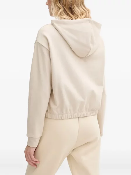 Hanorac cu glugă Armani Exchange cu autograf cu cordon