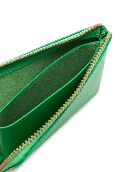 Portofel Comme Des Garçons Wallet din piele verde