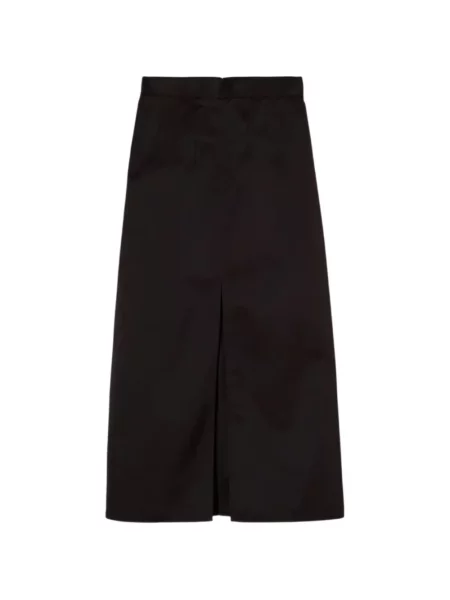 Fusta maxi Plan C din satin negru