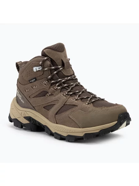 Трекінгові черевики Jack Wolfskin Vojo Tour Texapore Mid W коричневий