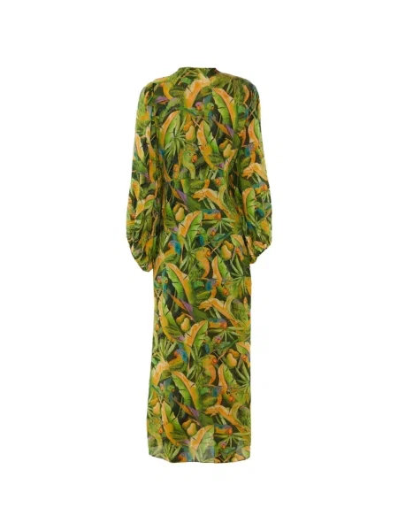 Rochie midi Farm Rio cu imagine verde