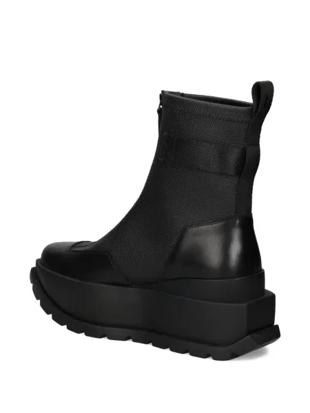 Cizme scurte United Nude din piele negru