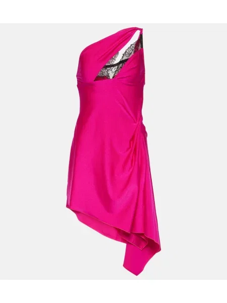 Rochie Coperni cu un umăr gol roz