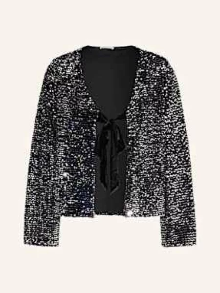 Lilienfels Sametová Bunda S Flitry černá