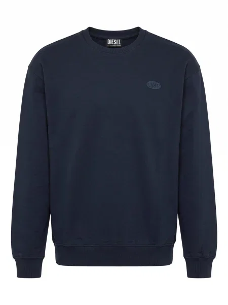 DIESEL Pulover S-NEW-GINN bleumarin