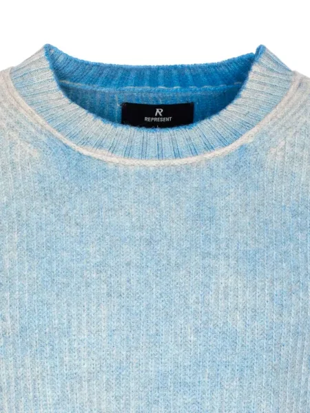Pulover Represent zdrențuiți albastru