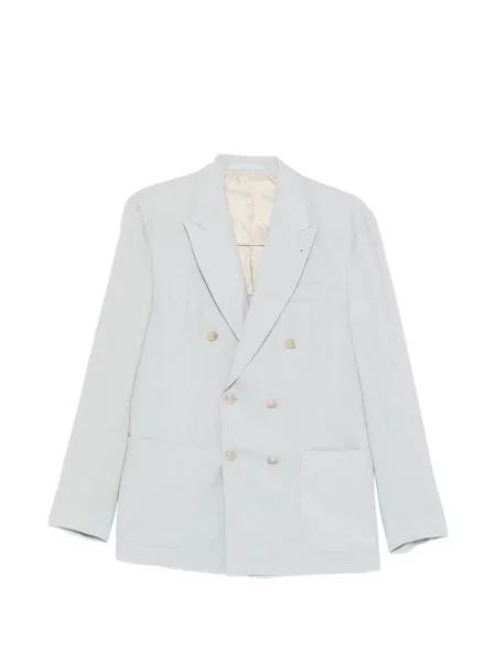 Geacă Eleventy cu două rânduri de nasturi albastru