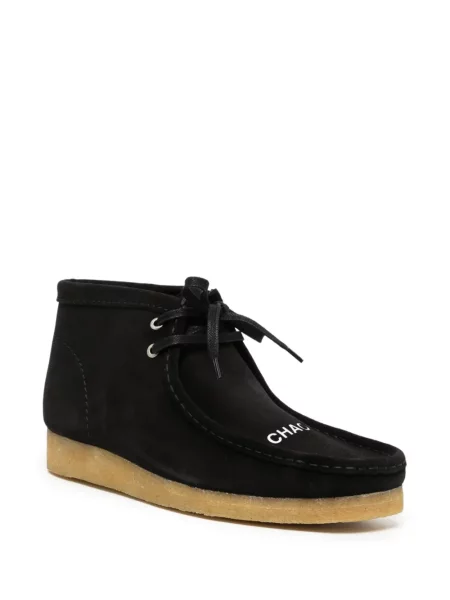 Zomšinės auliniai batai Clarks Originals juoda