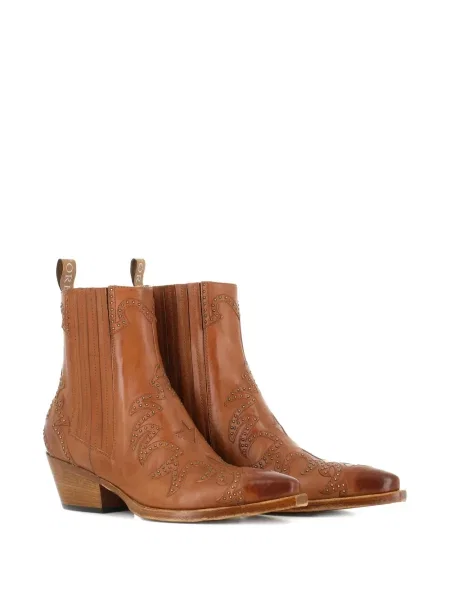 Botine Sartore cu tepi maro