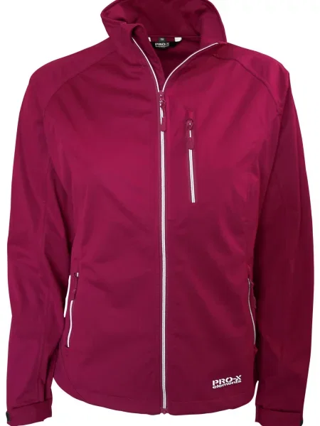Wodoodporna kurtka softshell Pro-X Elements Maike czerwona