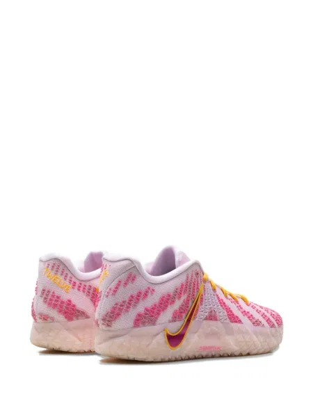 Sneakerși Nike Air Max cu șireturi din dantelă portocaliu