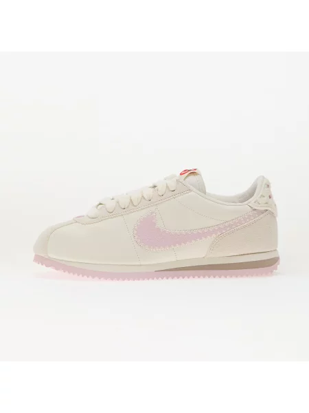 Lniane sneakersy Nike Cortez białe
