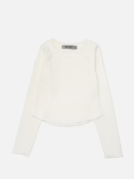 Дитячий Лонгслів YUKI молочний