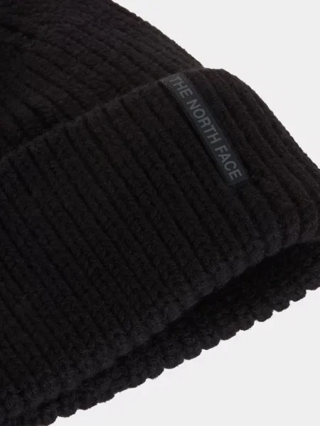 Шерстяная шапка The North Face черная