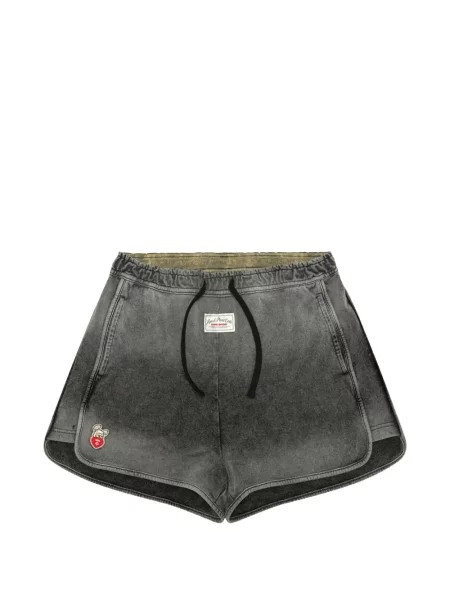 Pantaloni scurți Aape By A Bathing Ape cu cordon gri