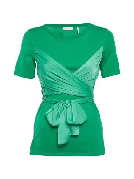 Top Sandro cu legături verde
