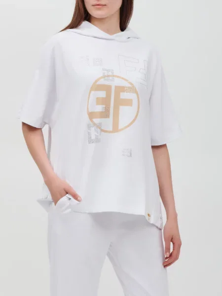 Толстовка Elisa Fanti біла