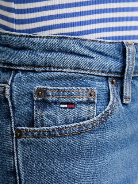 Tommy Jeans дънки slim fit дамски синьо