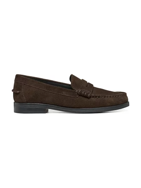 Geox loafers slip-on pentru femei din piele întoarsă D NOEMEN maro